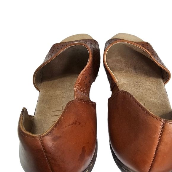 Naturalizer brown cutout leather casual sandals size 10 - Picture 8 of 11